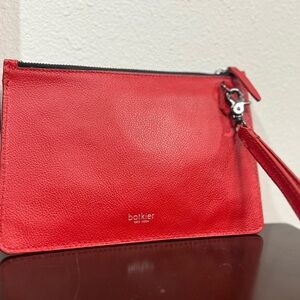 Botkier Vibrant Red Wristlet Clutch